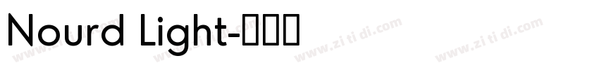 Nourd Light字体转换